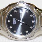 Citizen Eco-Drive Black Diamond Dial