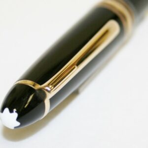 Montblanc Sterling Gold Vermeil Fountain Pen Double Broad