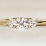 Diamond Three Stone Ring - 0.59ct.