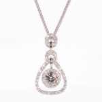 Diamond Dangle Pendant - 0.50ct. Center