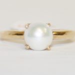 6.75mm Cultured Pearl Ring