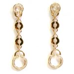 Carelle Rose Gold Diamond Earrings