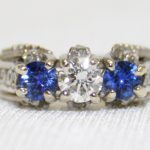 Sapphire and Diamond Ring