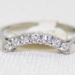 Curved Diamond Wedding Ring