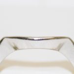 Curved Twist Wedding Band