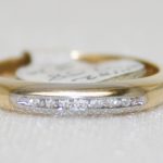 Channel Set Diamond Wedding Band - 0.07ct Total Diamond Weight
