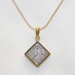 Square Diamond Pendant - 2.36 ct.