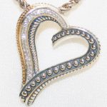 John Atencio Verona Pave Diamond Heart