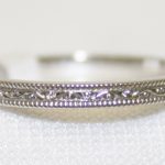 Jabel 1.9mm Seamless Engraved White Gold Band