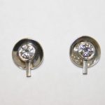 Peter Lees Platinum Diamond Earrings