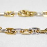 Heavy Marine Link Two Tone Bracelet