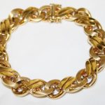 Yellow Gold Heavy Link Bracelet