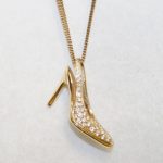 Alfieri & St. John Yellow Gold Diamond Shoe Pendant