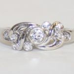 White Gold Diamond Ring - 0.29 ct.