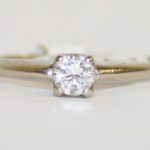 Diamond Solitaire Engagement Ring - 0.24ct.
