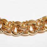 Heavy Double Spiral Charm Bracelet