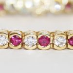 Citra Ruby and Diamond Tennis Bracelet