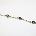 Two Tone Tahitian Black Pearl Bracelet