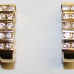 Diamond J-Hoop Earrings - 0.50ct. tw