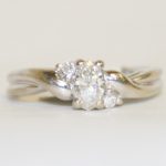 White Gold Diamond Ring - 0.29ct. tw
