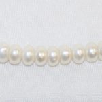 Freshwater Pearl Necklace with Yellow Gold Clasp