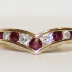 Yellow Gold Ruby and Diamond Ring