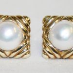 Clip On Mabe Pearl Earrings