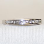 Platinum Diamond Wedding Band - 0.20ct TW