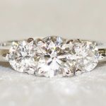 Three Stone Diamond Ring - 1.82ct. Total Weight