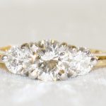 Three Stone Diamond Ring - 1.50ct. Total Diamond Weight