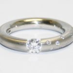 Steven Kretchmer Tension Set Diamond Ring - 0.40ct