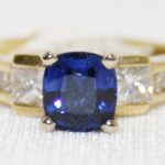Sapphire and Diamond Ring