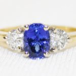 Tanzanite and Diamond Ring