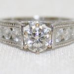 Martin Flyer Diamond Filigree Ring - 1.74ct Total Weight