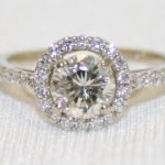Diamond Halo Ring - 1.01ct. Center Diamond
