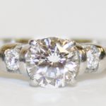 White Gold Diamond Solitaire - 1.01ct. Center