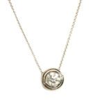 White Gold Diamond Solitaire Pendant - 1.00ct.