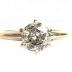 White Gold Diamond Engagement Ring - 1.52ct.