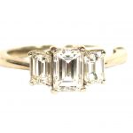 Three Stone Emerald Cut Diamond Ring - 1.93ct. TW
