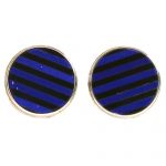 Montblanc Lapis and Black Onyx Cufflinks