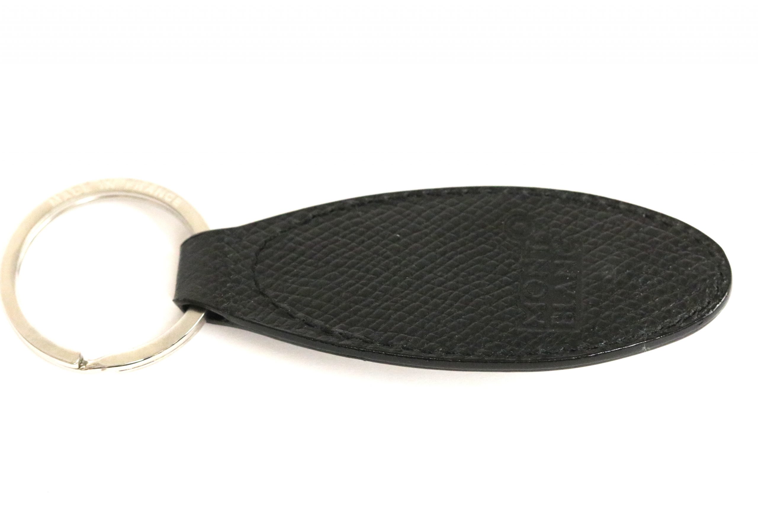 Montblanc Diaries & Notes Triangle Black Leather Key Fob Keyring 101783 - Preowned