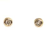 Small White Gold Diamond Stud Earrings - 0.10 ct. TW