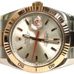 Rolex Turnograph Datejust Silver Dial Stainless & 18kt Rose Gold