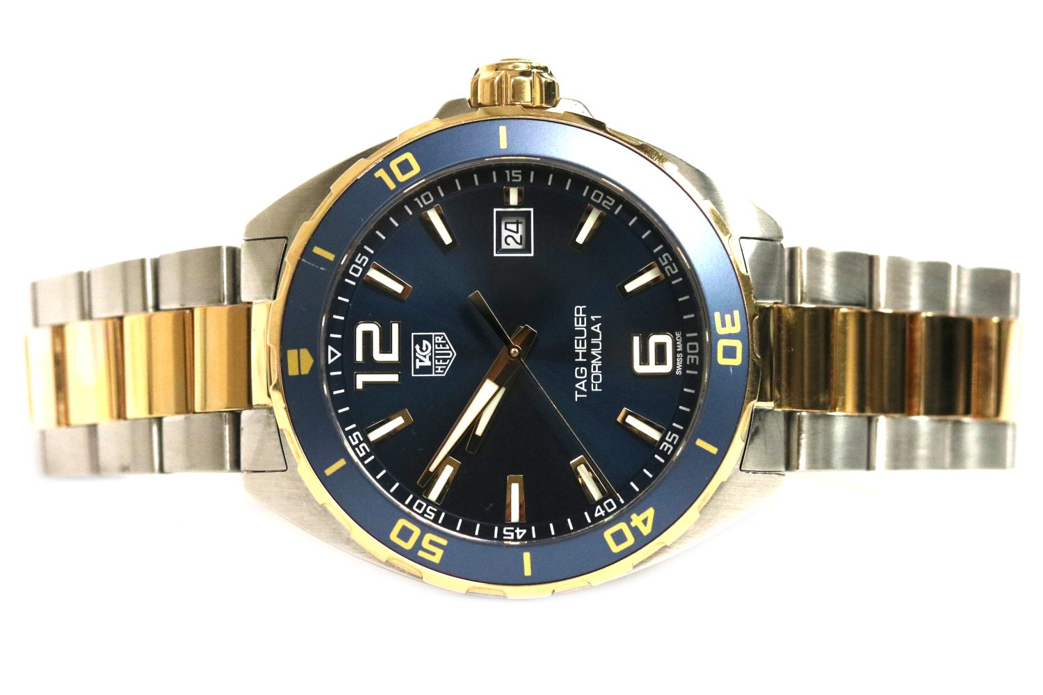 Tag Heuer Formula 1 Navy Blue Dial Two-tone Men's Watch WAZ1120