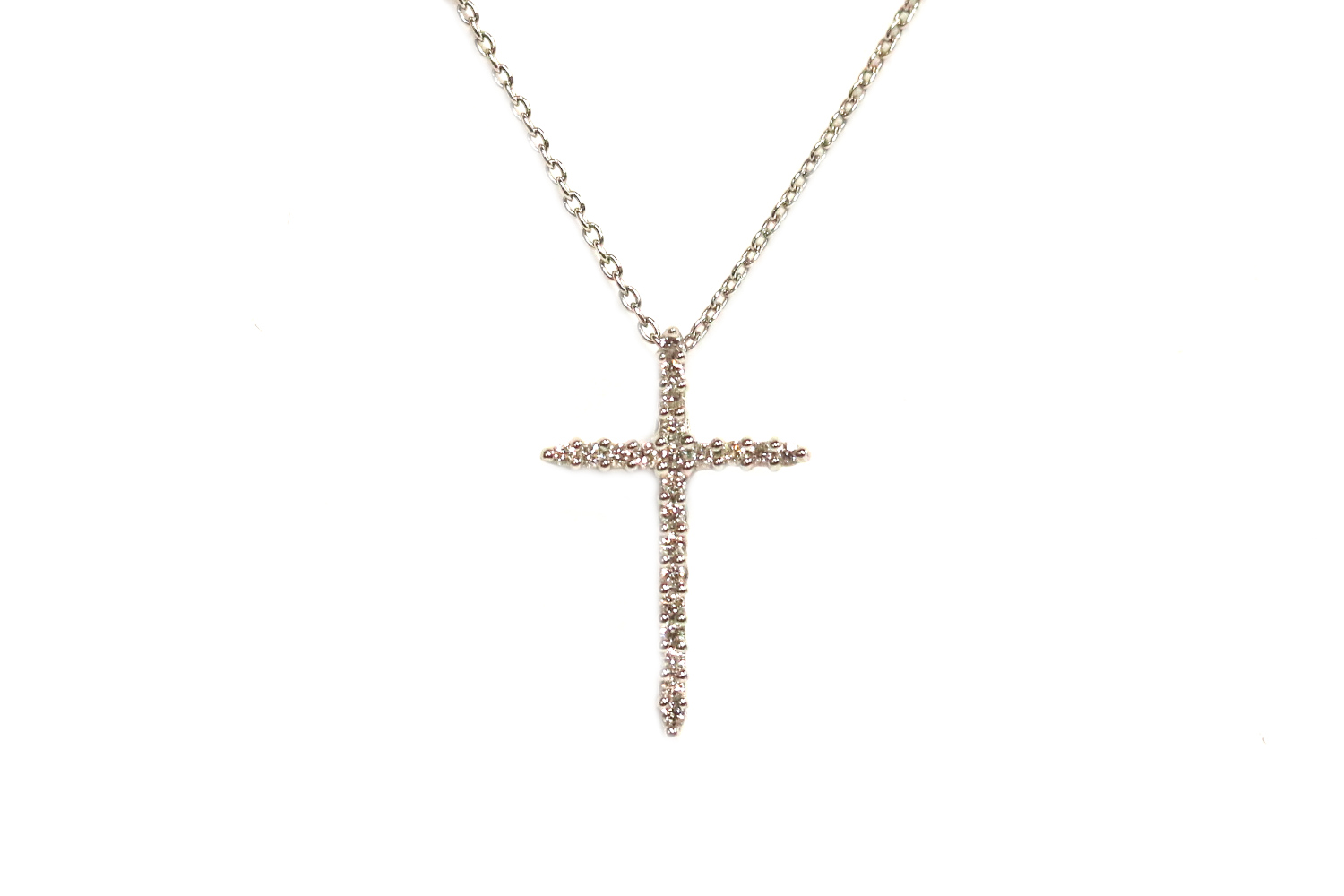 Roberto coin gold cross on sale necklace