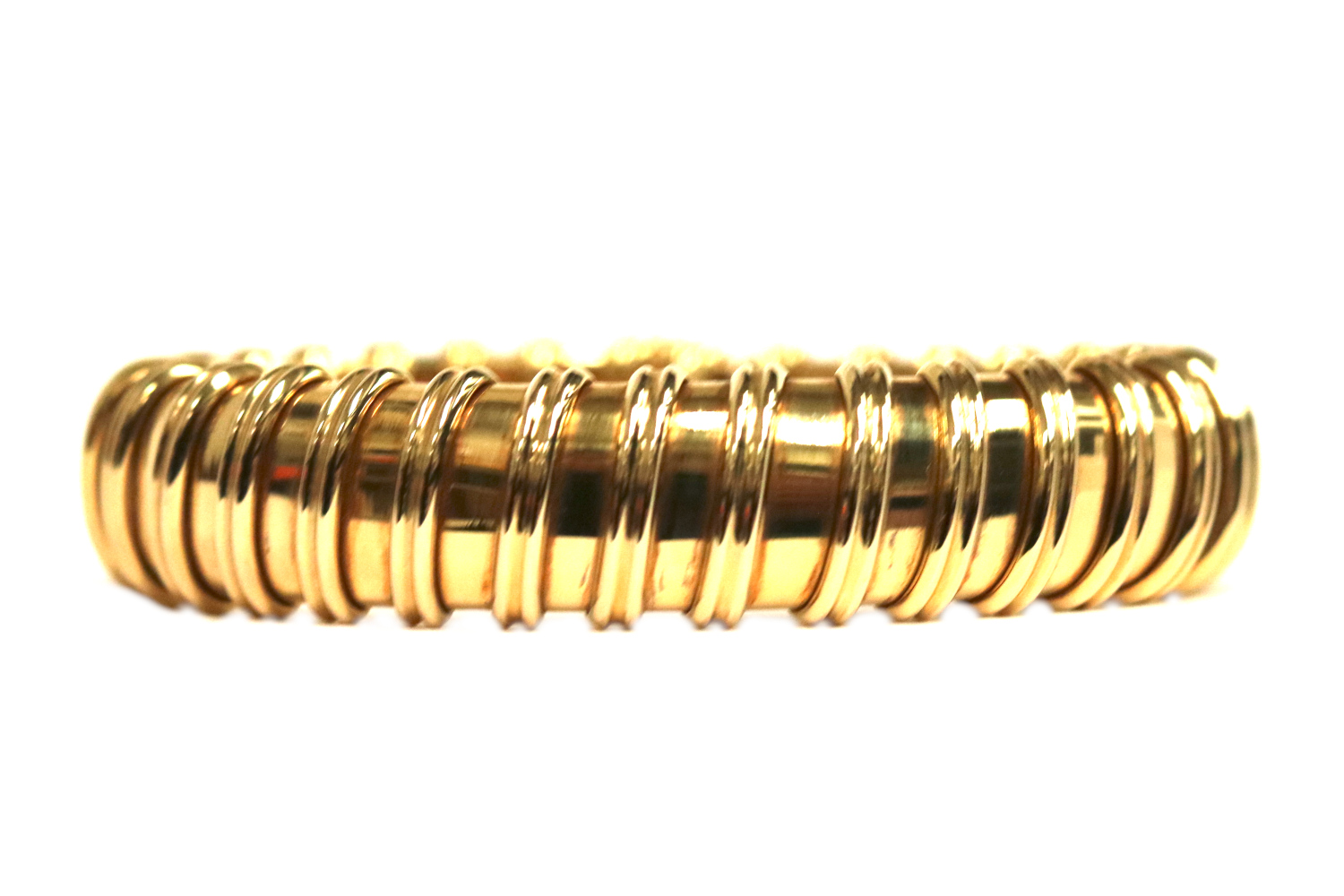 Roberto Coin Nabucco Flex Bangle Bracelet 18kt Yellow Gold - Pearson's ...