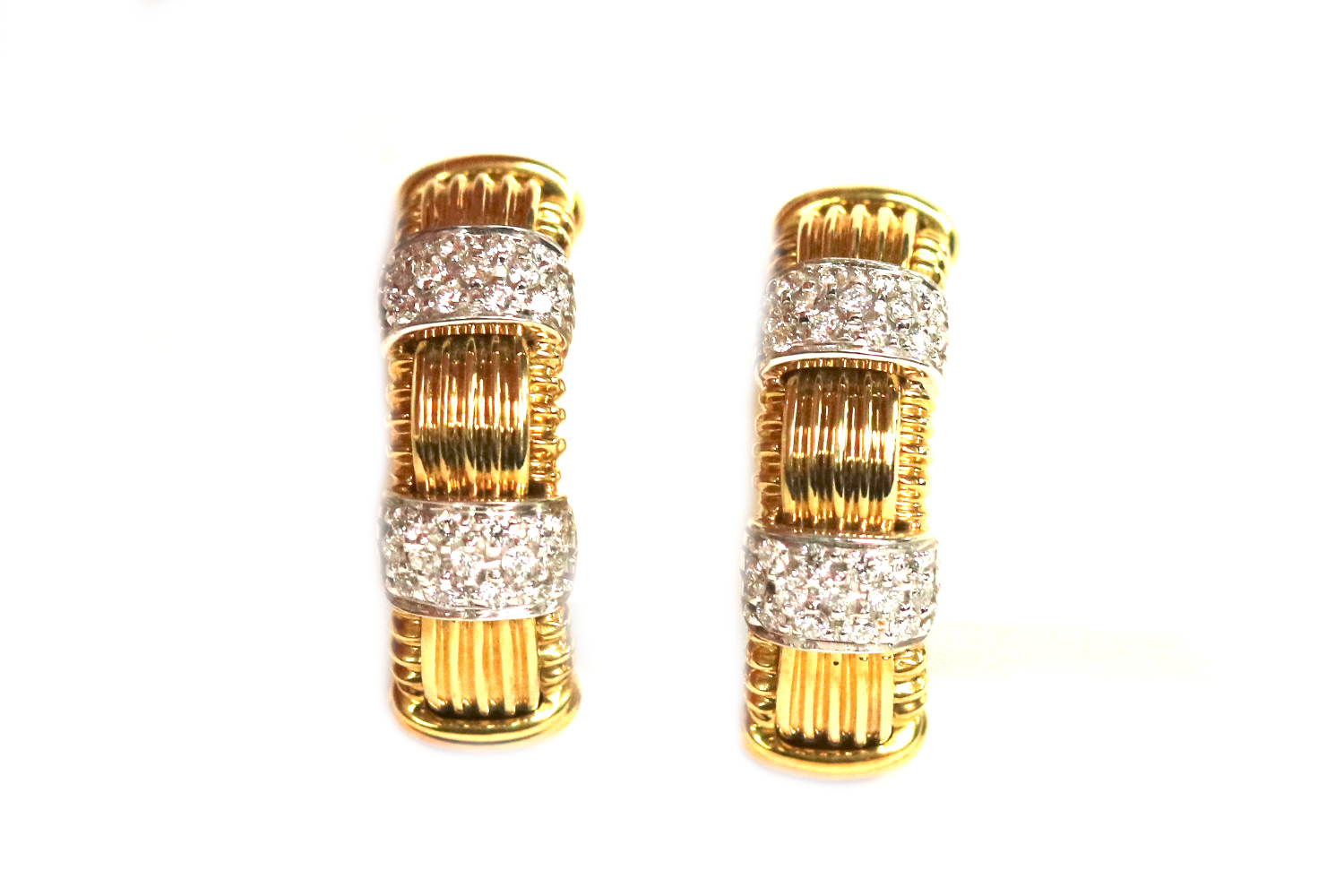 Shop Roberto Coin 18K Yellow Gold Huggie Hoop Earrings/0.5