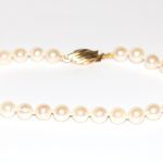 7mm Cultured Pearl Bracelet Gold Filled Clasp 7.75" Long