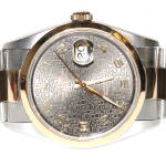 Rolex 36mm Two Tone Datejust Slate Arabic Jubilee Dial