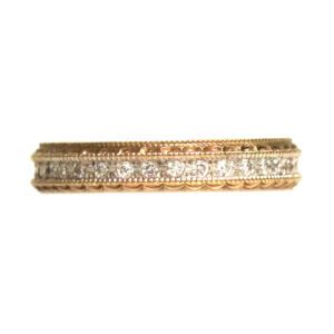 Two Tone Diamond Eternity Band - 0.30ct TW